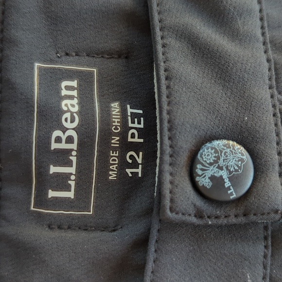 L.L. Bean Adjustable Waist Hiking Pants 12 Petite Black - Picture 3 of 16